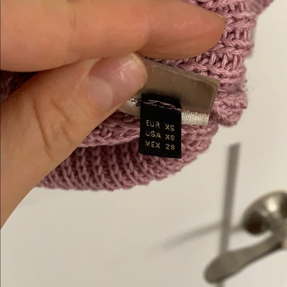 MASSIMO DUTTI - rose knit sweater - Picture 3 of 5